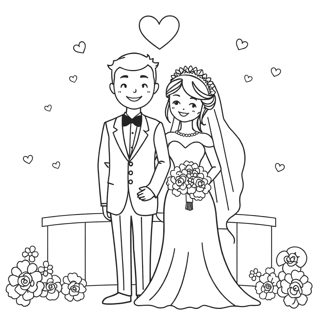 Casamento صفحات التلوين