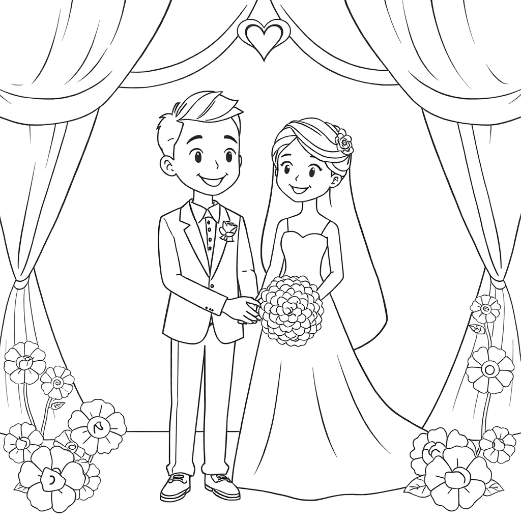 Casamento صفحات التلوين
