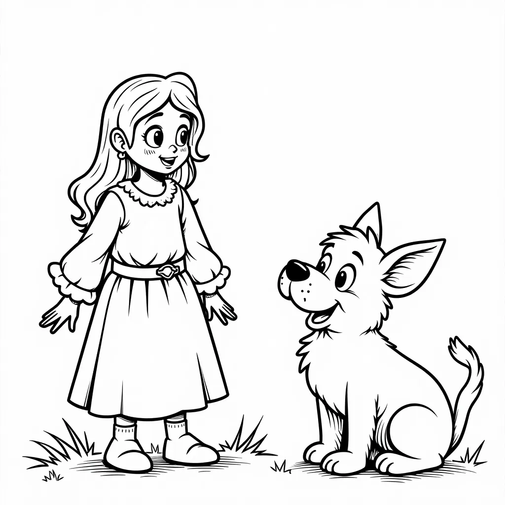 fairl tale coloring pages