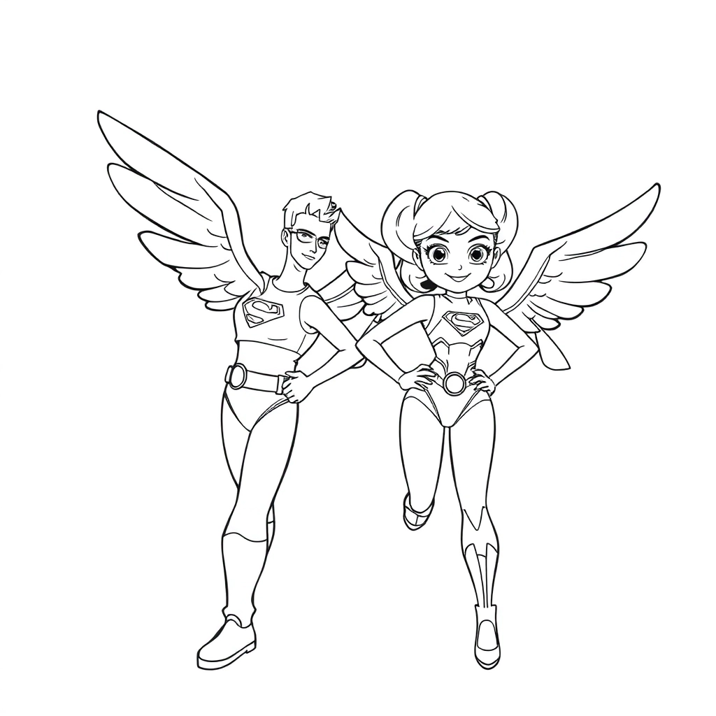 superwings Páginas para Colorear