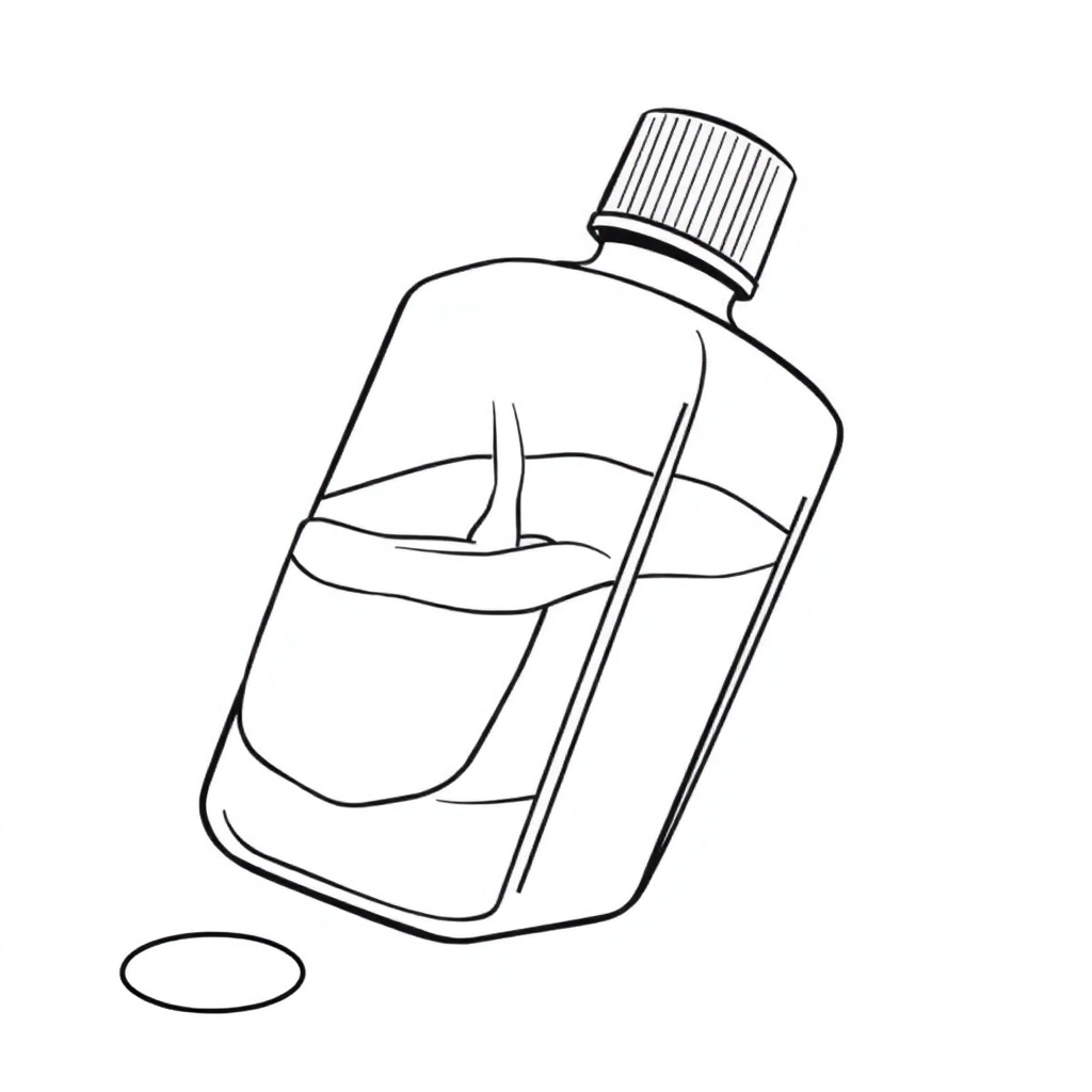 使用漱口水 صفحات التلوين