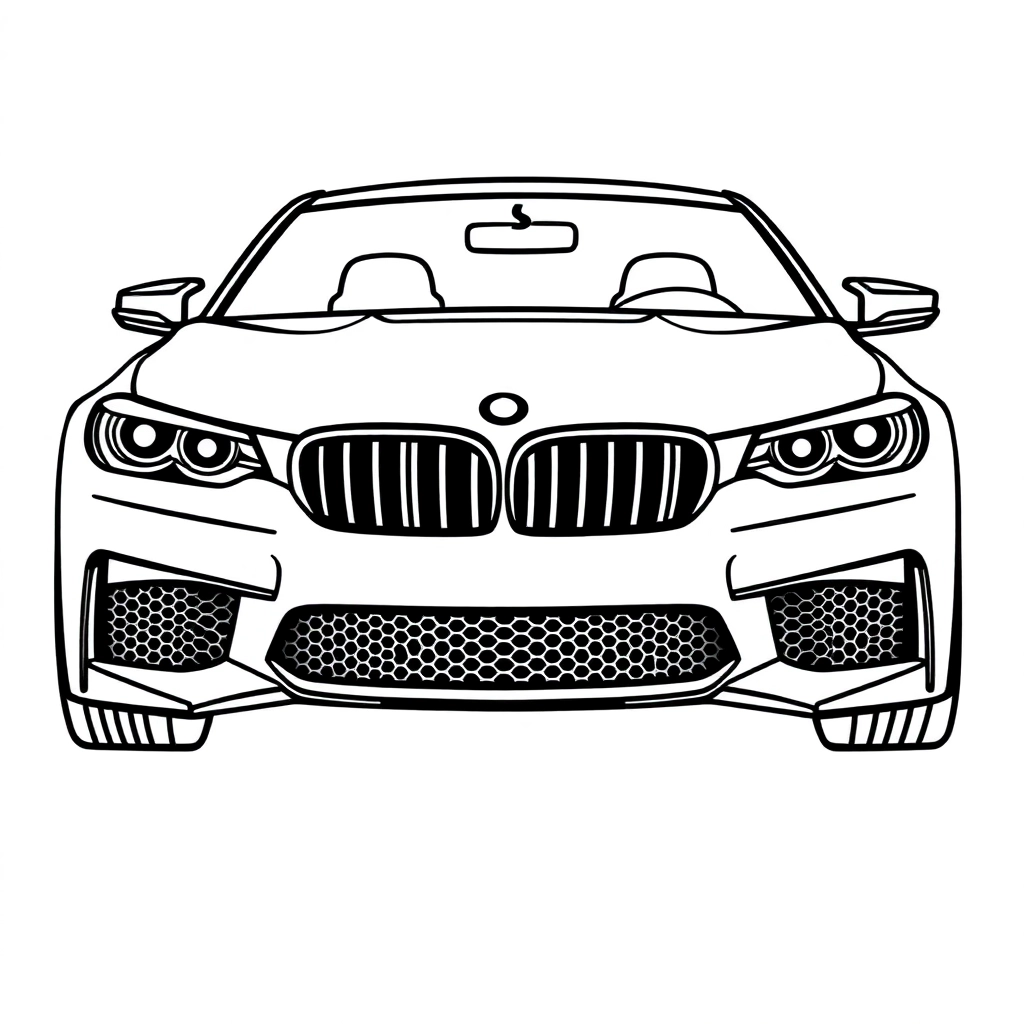 BMW G80 m3 صفحات التلوين