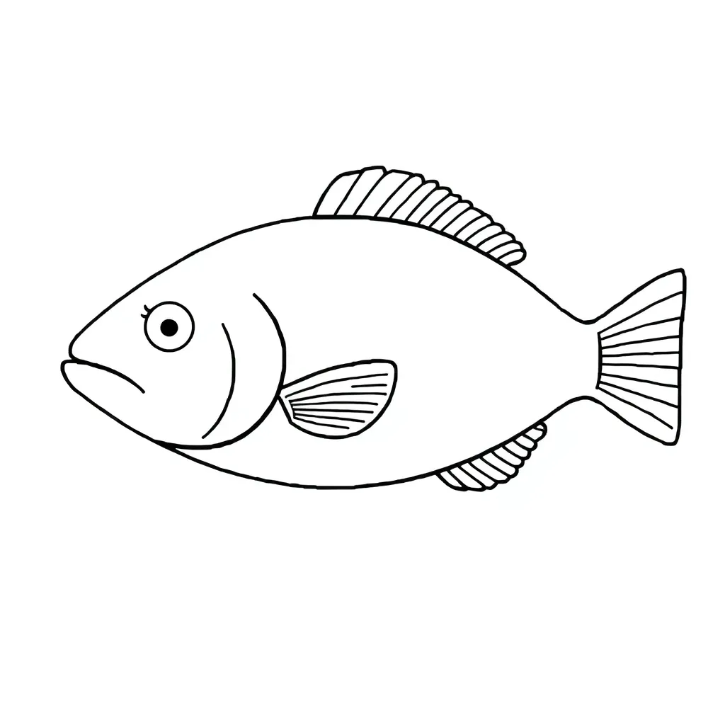 gill slits (indicated by several vertical lines) صفحات التلوين