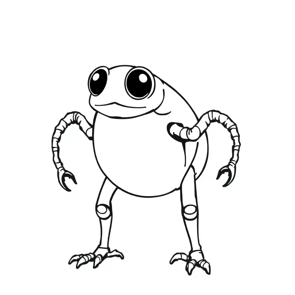  its most notable feature is that it has four human-like legs صفحات التلوين