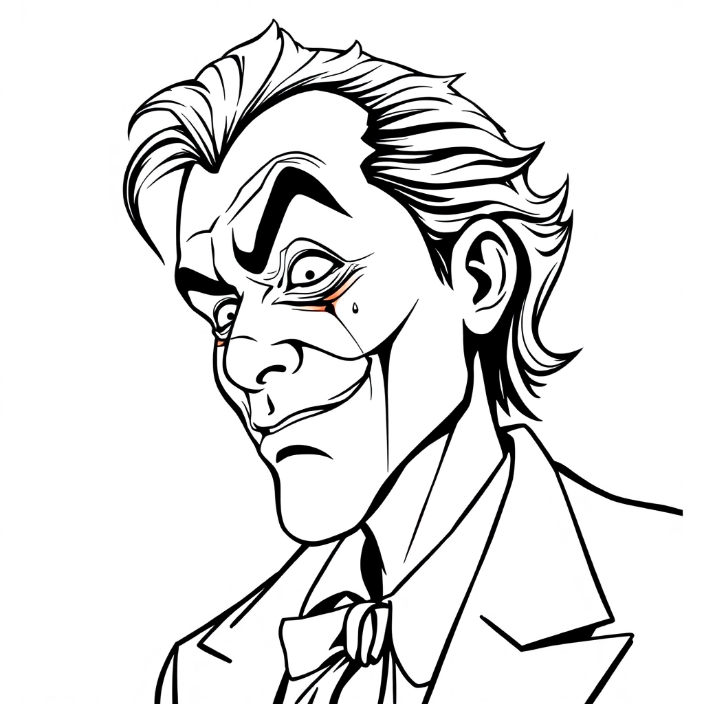 JOKER don't cry صفحات التلوين