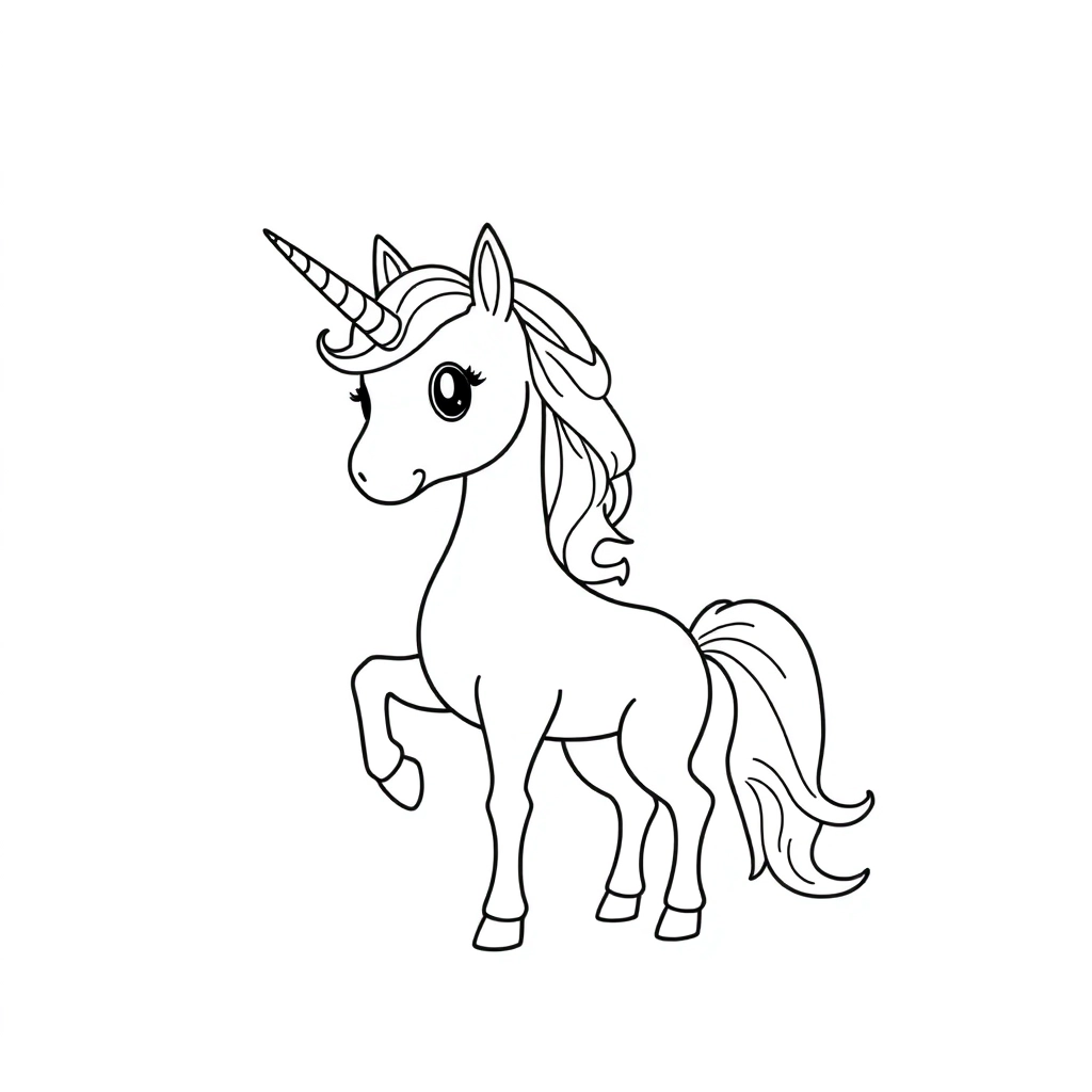 unicorn صفحات التلوين