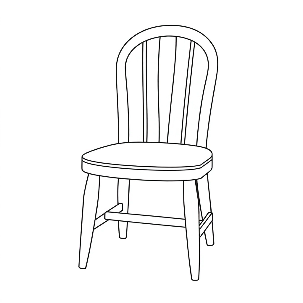 chair صفحات التلوين