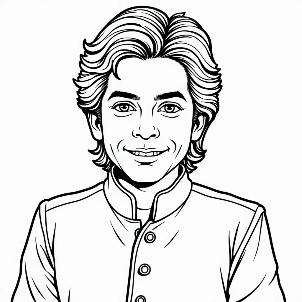 shah rukh khan coloring pages