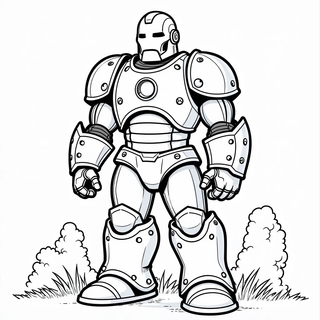 Iron Golem in my word coloring pages