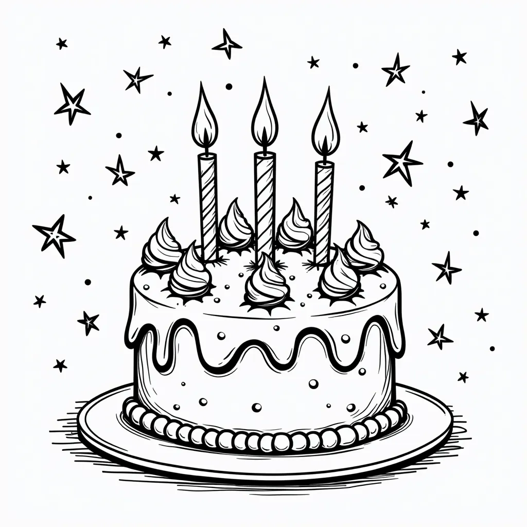 happy birthday coloring pages