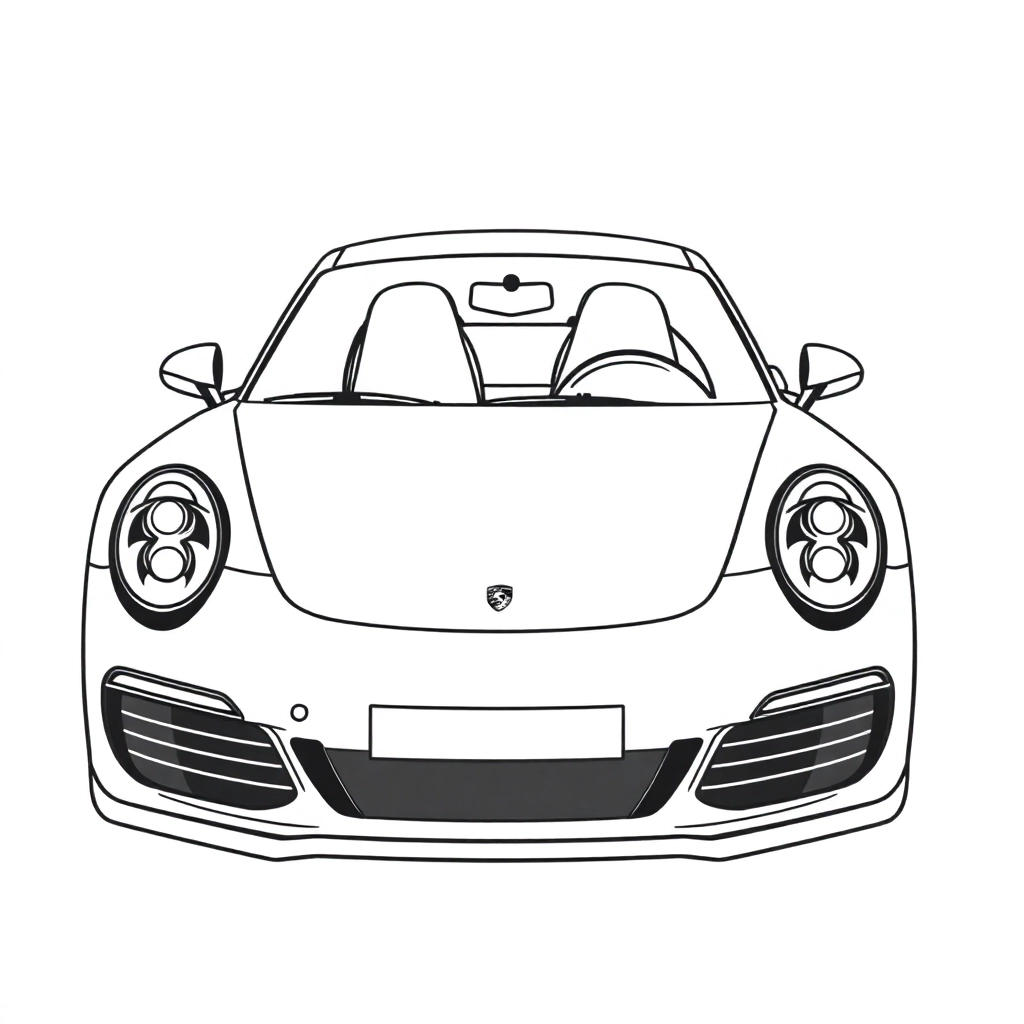 保时捷991第二版 صفحات التلوين