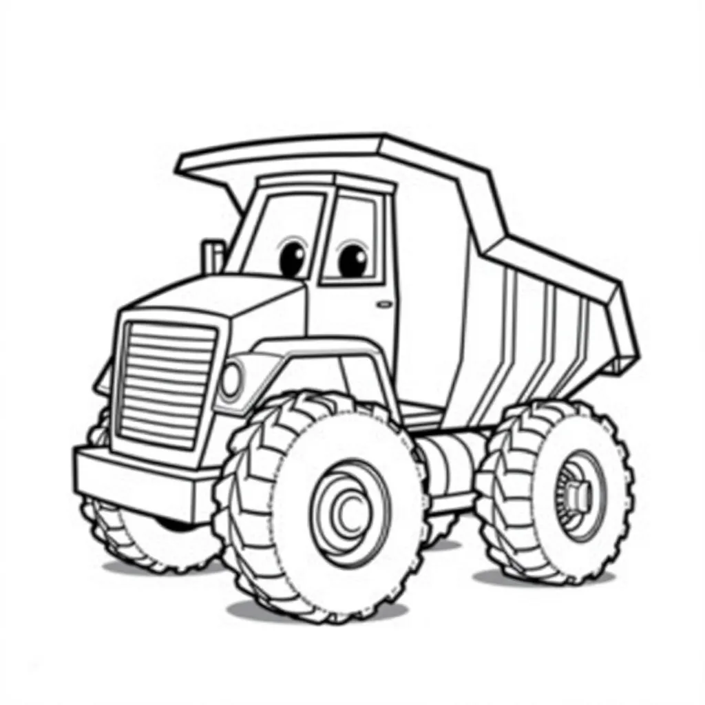 Dumper coloring pages