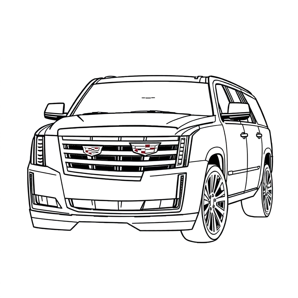 Cadillac Escalade صفحات التلوين