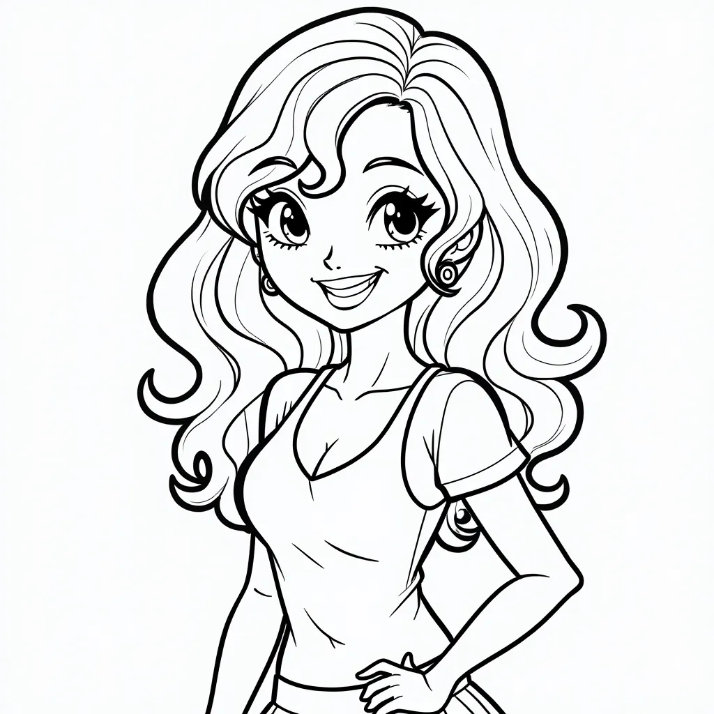 Lisa ann coloring pages