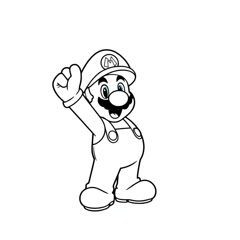 Mario صفحات التلوين