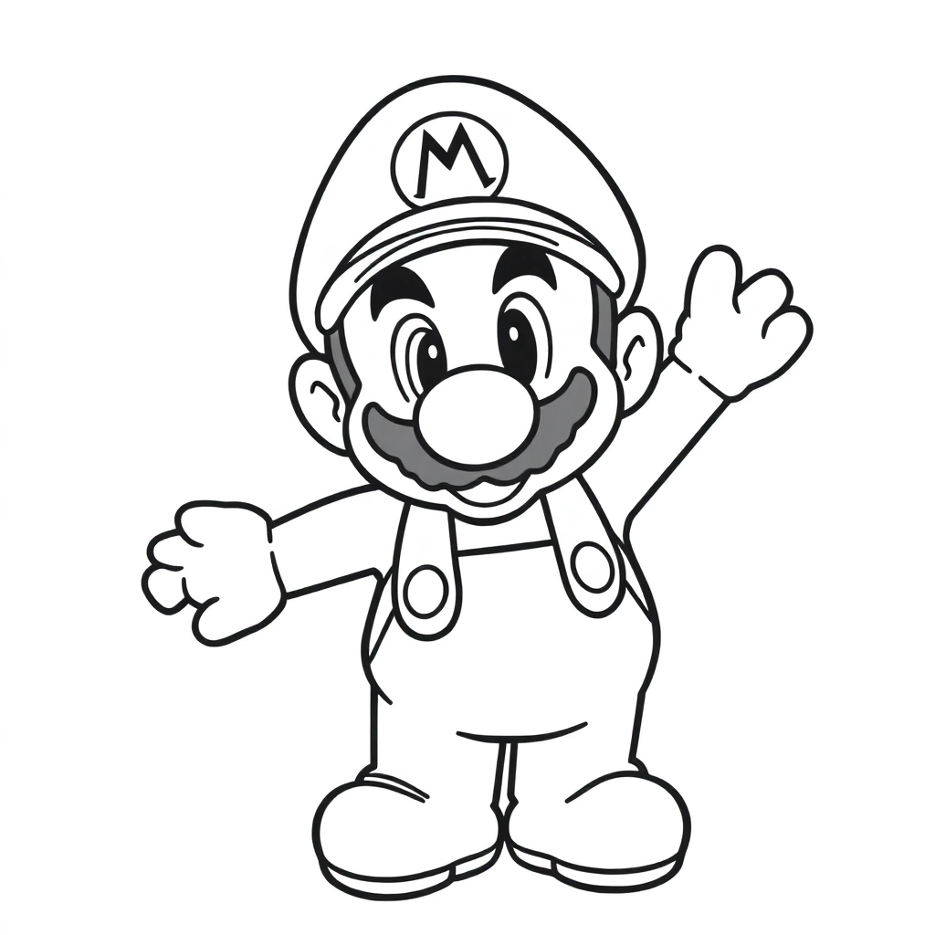 Mario صفحات التلوين