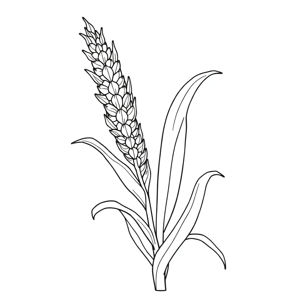 Corn صفحات التلوين