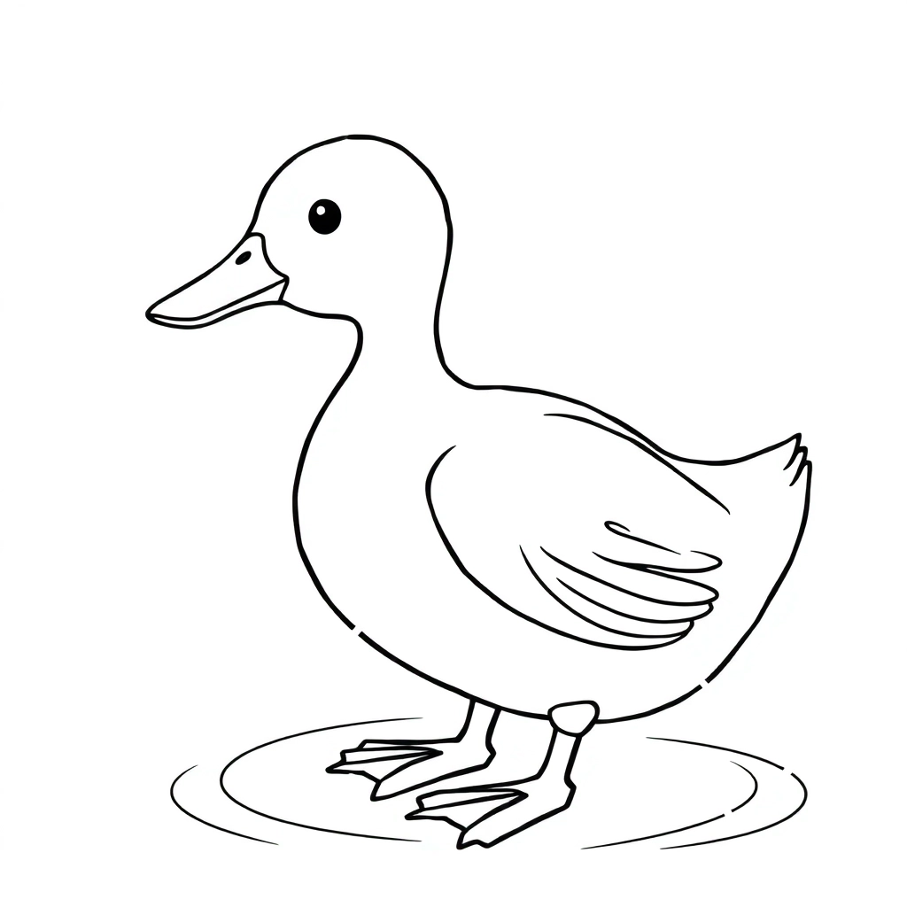 duck صفحات التلوين