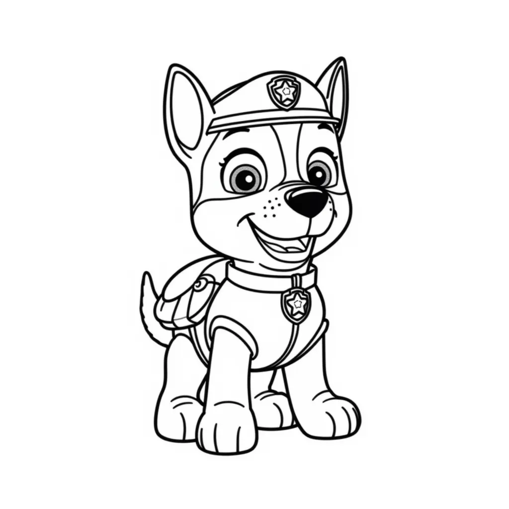 paw patrol coloring pages