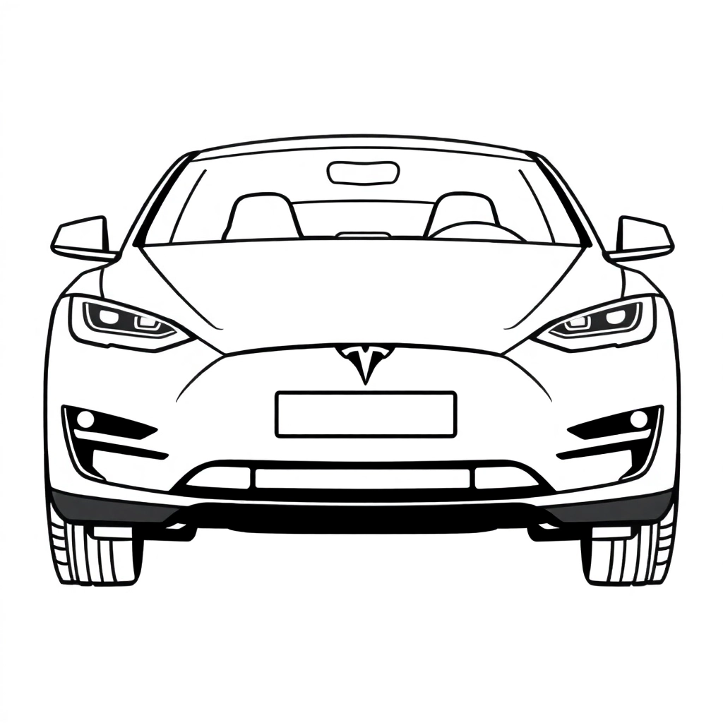 tesla صفحات التلوين