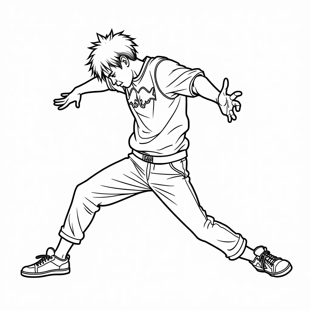 red bull bc one breaking dancer hong 10 coloring pages