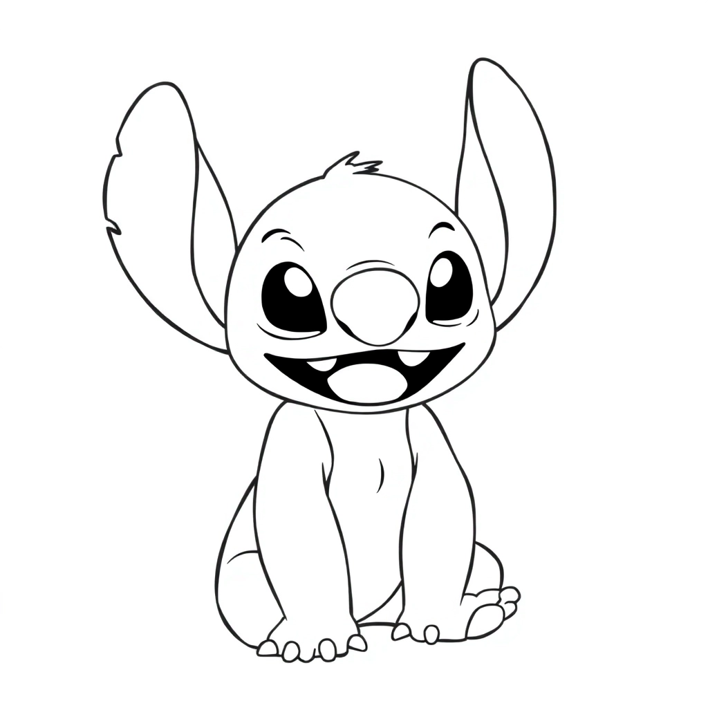 stitch صفحات التلوين