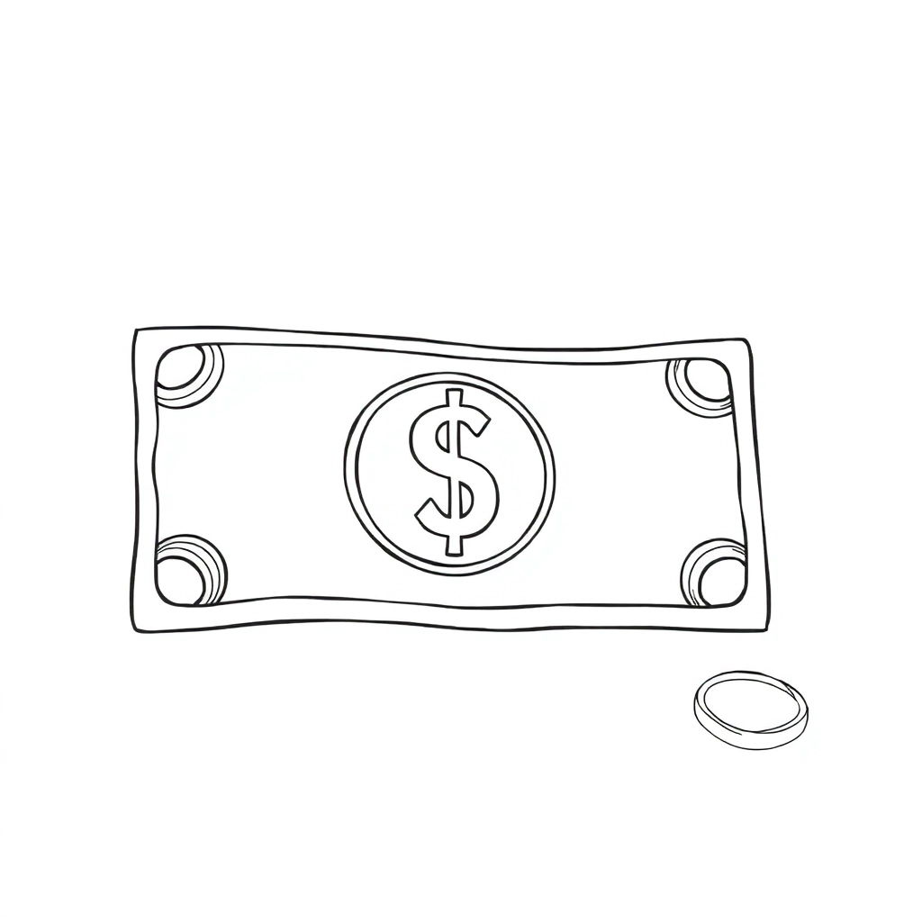 三綑現金 صفحات التلوين