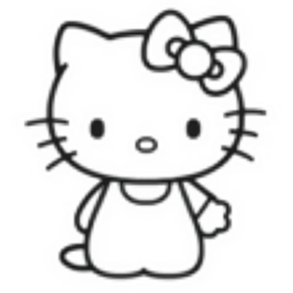 hello kitty coloring pages