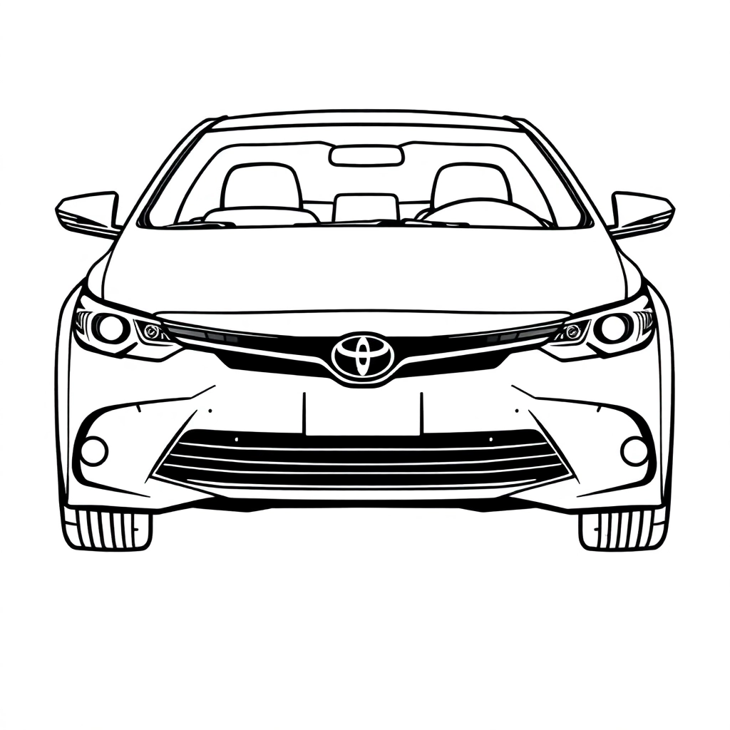 toyota camry 2010 صفحات التلوين