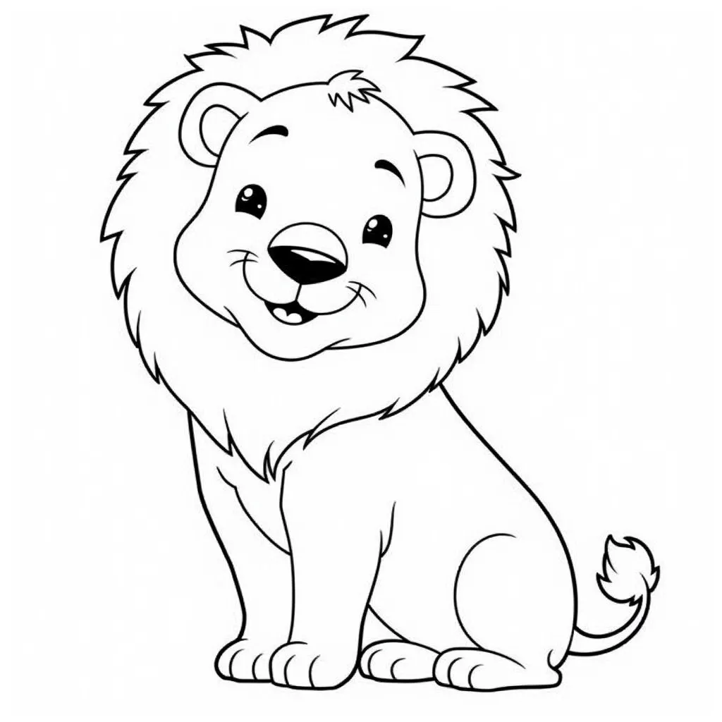 lion coloring pages