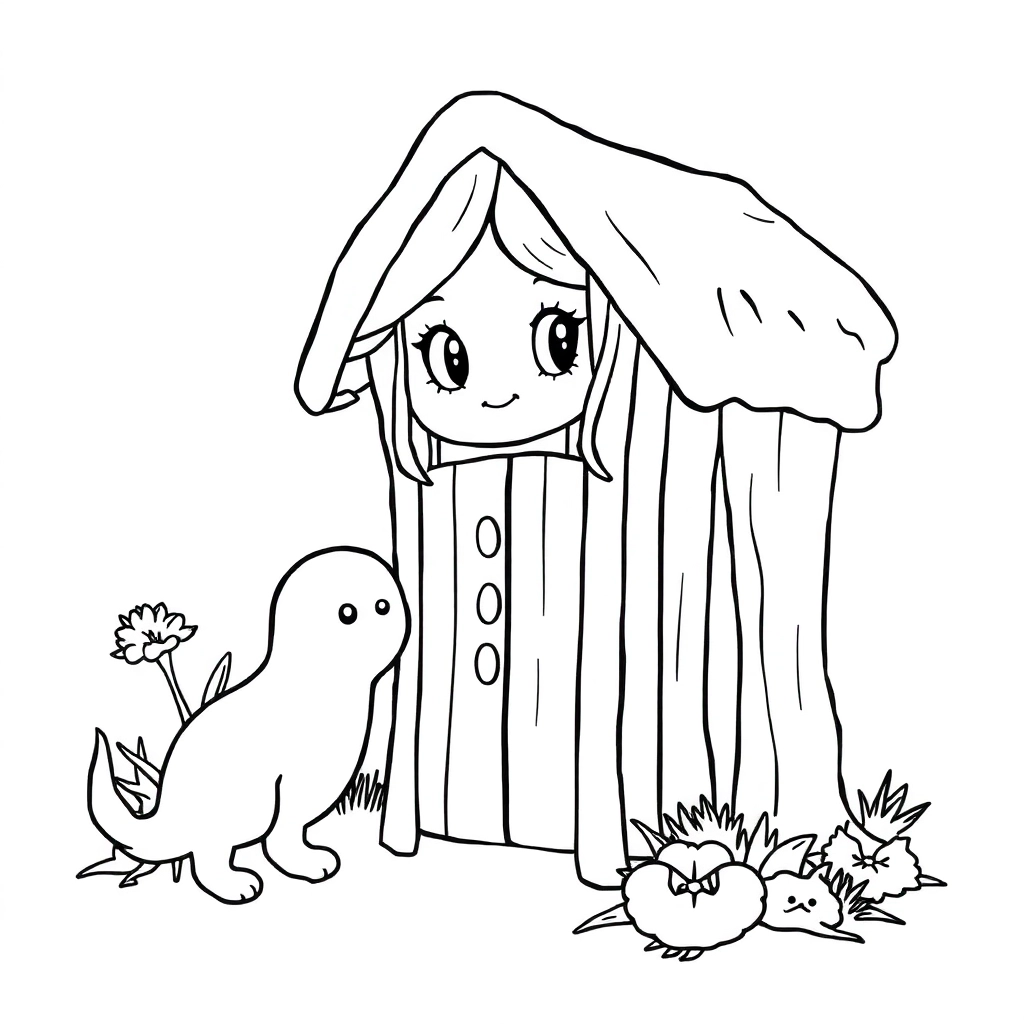 芙莉蓮 صفحات التلوين