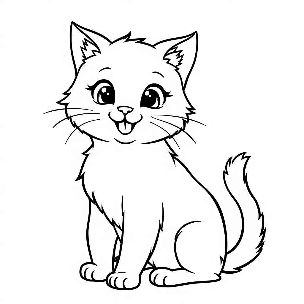 cat coloring pages