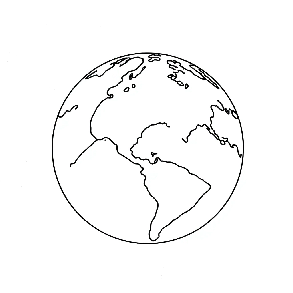 earth صفحات التلوين