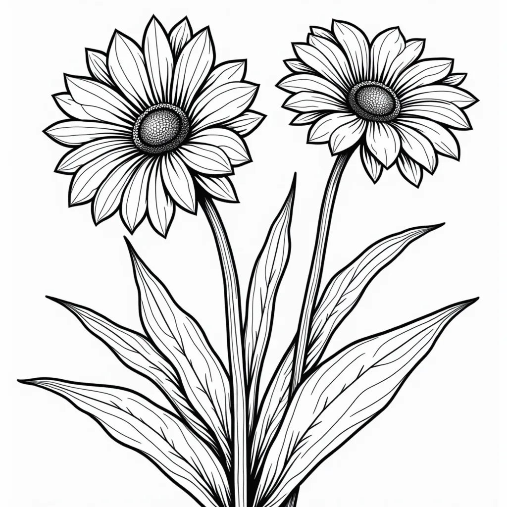 复杂的花朵 coloring pages