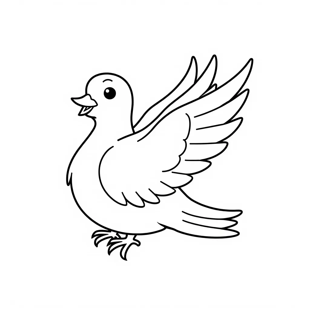 dove  coloring pages