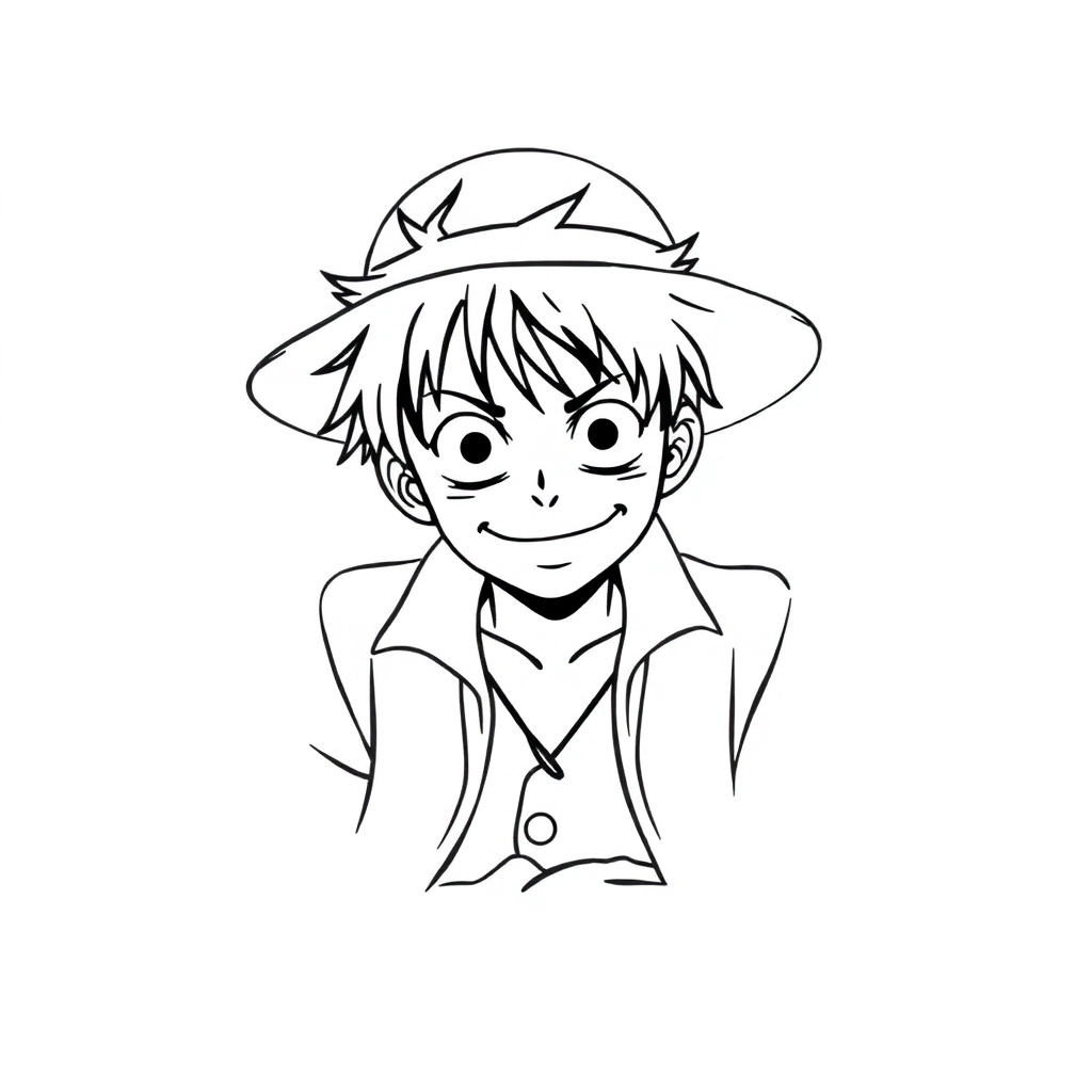 Luffy صفحات التلوين
