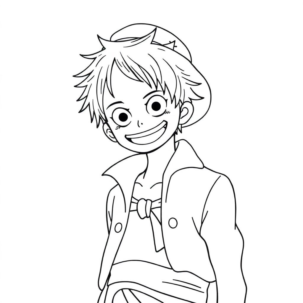 Luffy صفحات التلوين