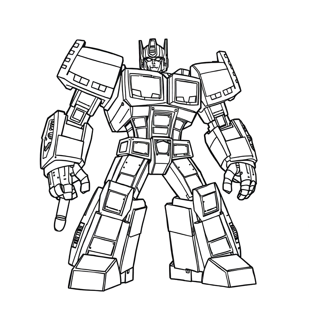 Transformers صفحات التلوين
