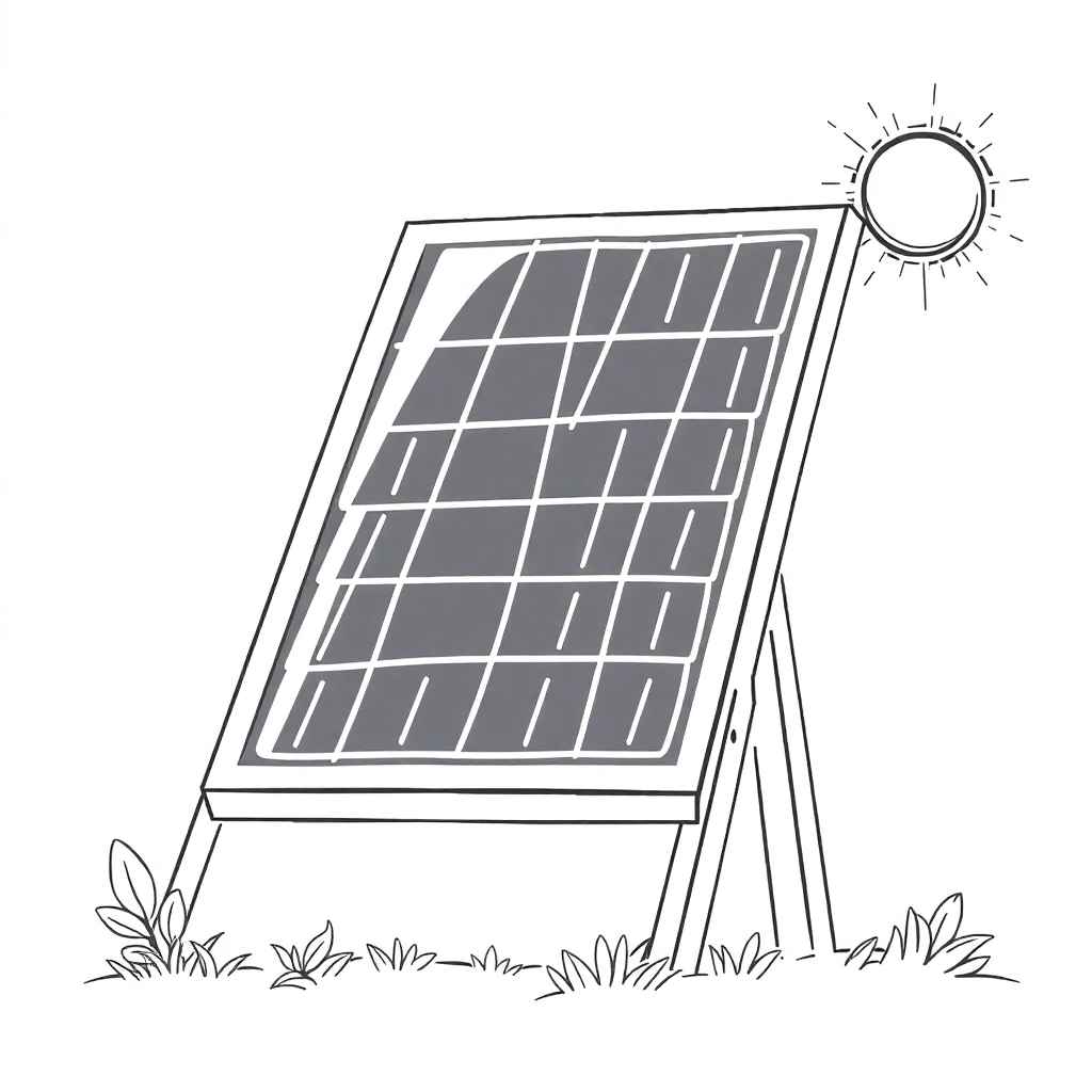 solar power system صفحات التلوين
