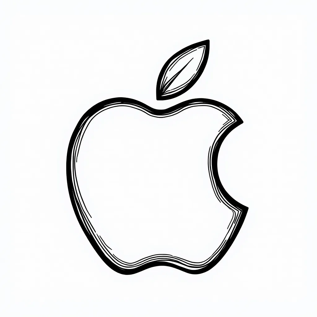 apple device complex coloring pages