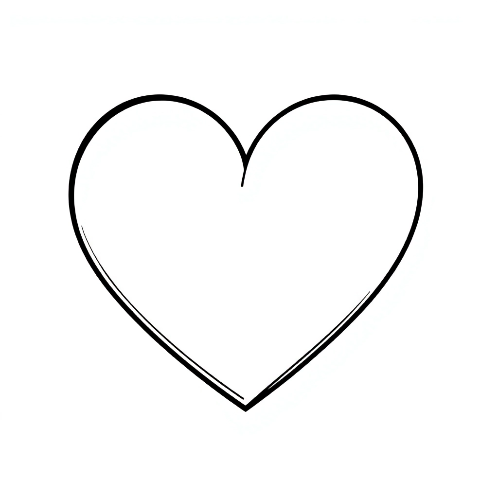 heart صفحات التلوين