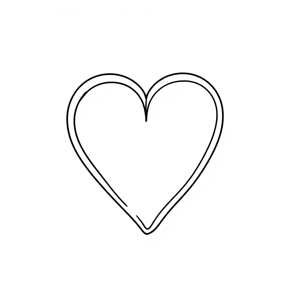 heart صفحات التلوين