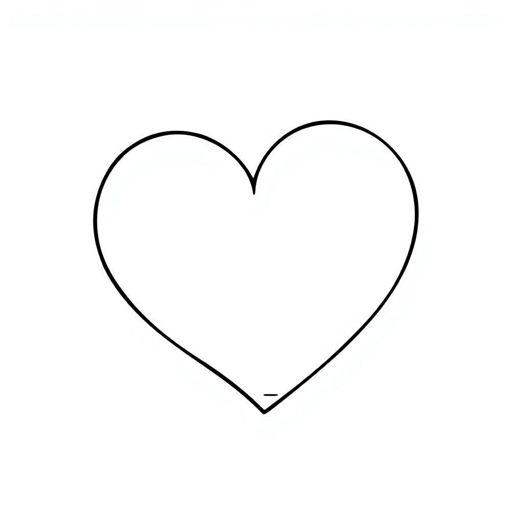3D heart صفحات التلوين