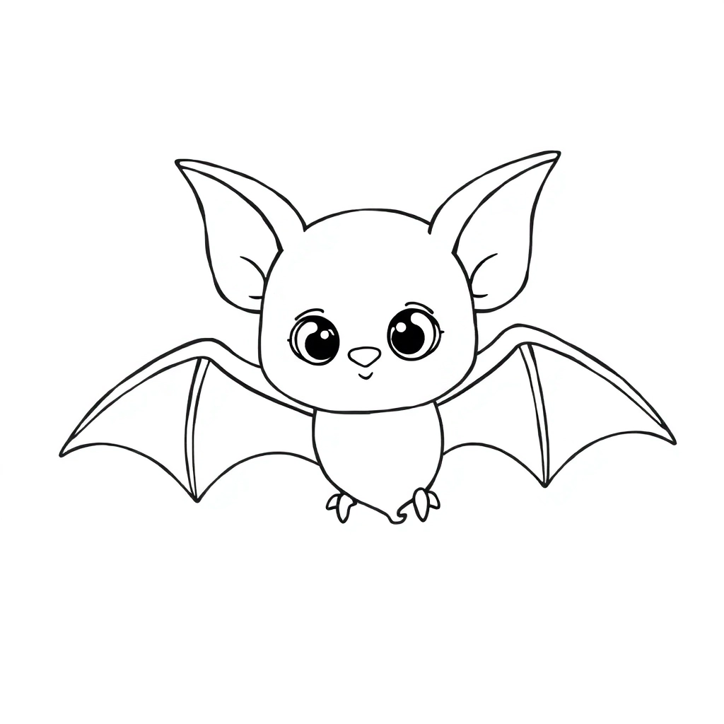 a cool bat صفحات التلوين