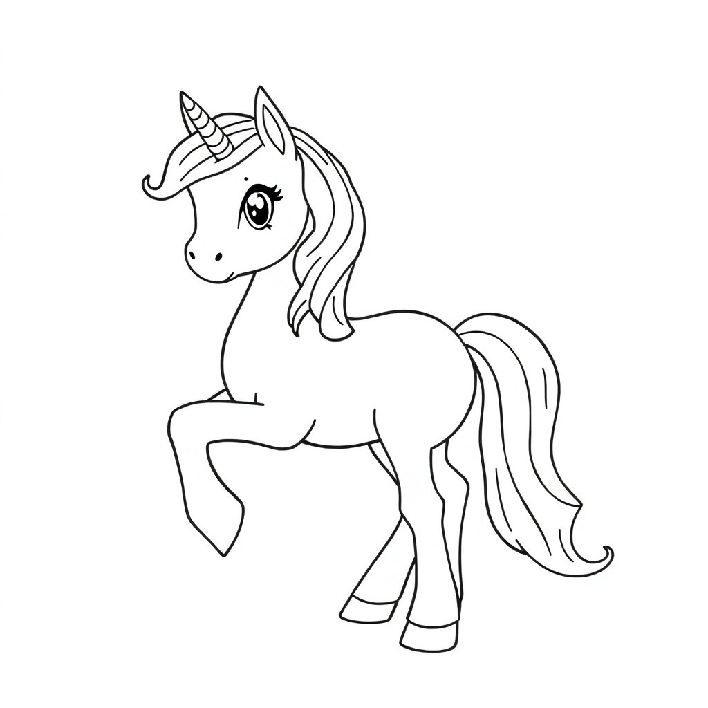 pony صفحات التلوين