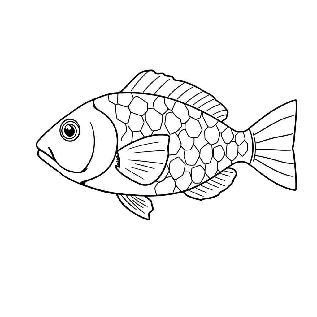 fish صفحات التلوين