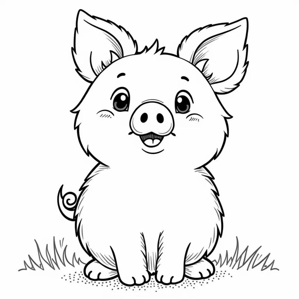 pigyy coloring pages