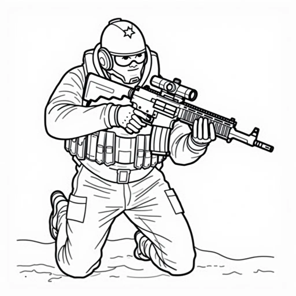 call of duty coloring pages