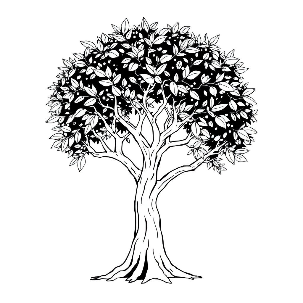 茶树 Coloring Pages
