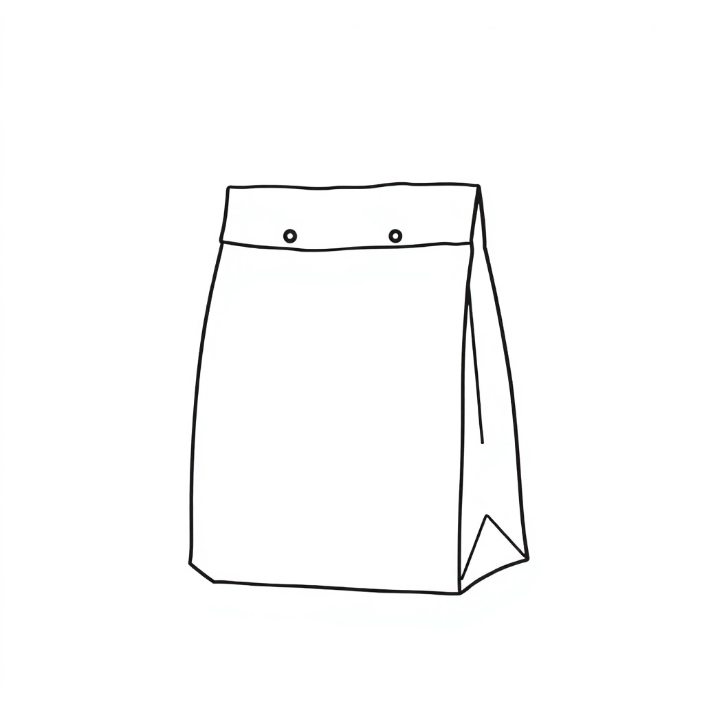 paper bag صفحات التلوين